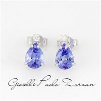Orecchini Zorzan Gioielli Donna in Oro bianco Tanzanite  Ct ORPZ2501 - ORPZ2501